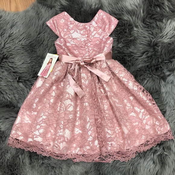 Robe Fille Jona Michelle Taille 6 - Rose, Occasion Très Bon état - Pour Petite Fille